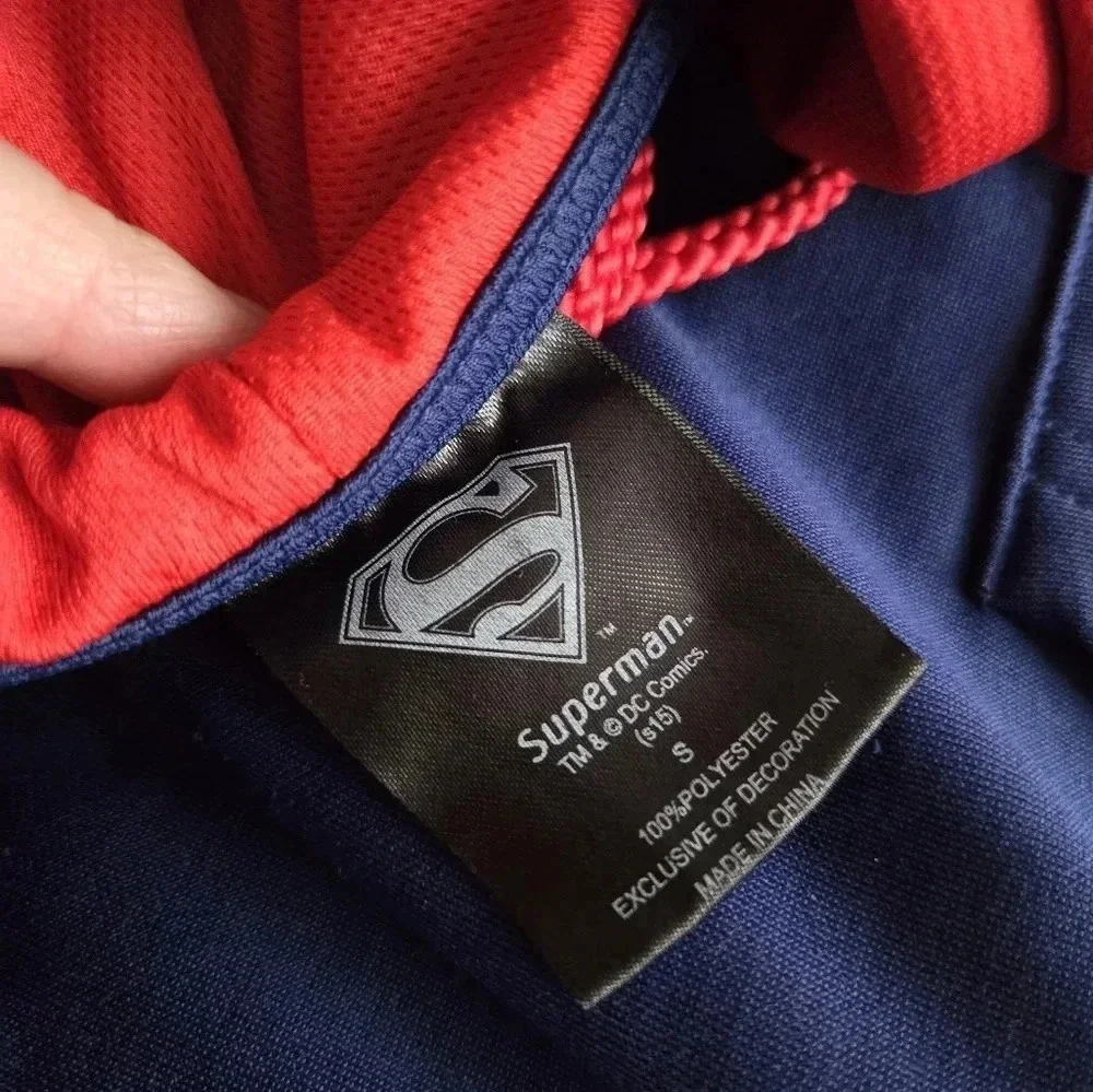DC Comics Superman Logo Graphics Pullover Hoodie Sz S ~ 3/$15 - Picture 9 of 9